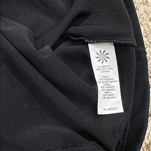 Athleta Spiral Support Tank Top, Black, Size S - Picture 5 of 6